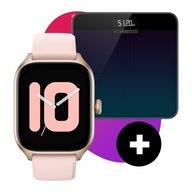 Hodinky + Mierka Amazfit GTS 4 pink W2168EU3N OS Hodinky + Mierka Amazfit GTS 4 pink W2168EU3N OS