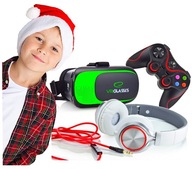 VIANOČNÝ DARČEK: VR OKULIARE + SLÚCHADLÁ + OVLÁDAČ VIANOČNÝ DARČEK: VR OKULIARE + SLÚCHADLÁ + OVLÁDAČ