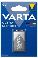 Varta Ultra Lithium 6LR61 6F22 9V lítiová batéria Varta Ultra Lithium 6LR61 6F22 9V lítiová batéria