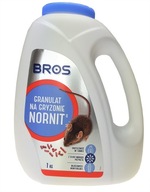 BROS Nornit Granule pre myši a hlodavce 1 kg BROS Nornit Granule pre myši a hlodavce 1 kg