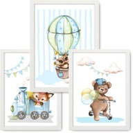 Sada 3 obrazov 33x43 IKEA rám #70 Sada 3 obrazov 33x43 IKEA rám #70