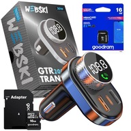 FM BLUETOOTH VYSIELAČ 30W NABÍJAČKA + 16GB KARTA FM BLUETOOTH VYSIELAČ 30W NABÍJAČKA + 16GB KARTA
