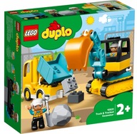 LEGO DUPLO 10931 Nákladné a pásové rýpadlo
