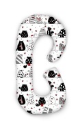 Bavlnená obliečka na vankúš Super Mami "C" Cats Bavlnená obliečka na vankúš Super Mami "C" Cats