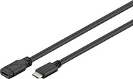 Predlžovací kábel USB-C 3.2 Gen1 Black 1m Goobay Predlžovací kábel USB-C 3.2 Gen1 Black 1m Goobay