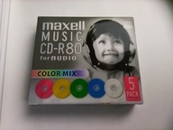 Maxell CD-R Audio Music Color MIX 5ks
