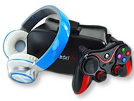 Virtuálna realita VR Goggles slúchadlá Gamepad Virtuálna realita VR Goggles slúchadlá Gamepad