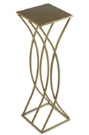 Moderný stojan na kvety zlatý 75 cm