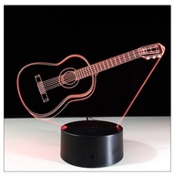 3D LED NOČNÁ LAMPA GITAROVÉ DIAĽKOVÉ 3D LED NOČNÁ LAMPA GITAROVÉ DIAĽKOVÉ