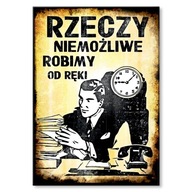 DEKORÁCIA PLACHOVÝ DARČEK HUMOR DO PRÁCE PRL DEKORÁCIA PLACHOVÝ DARČEK HUMOR DO PRÁCE PRL