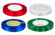 4 x Satin stuha 12 mm 32 m - klasická farebná súprava na darčeky 4 x Satin stuha 12 mm 32 m - klasická farebná súprava na darčeky