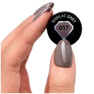 SEMILAC 017 Grey UV Hybrid Varnish hybrid 7ml SEMILAC 017 Grey UV Hybrid Varnish hybrid 7ml