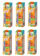 6x 1L HORTEX Vitamínka mrkvová šťava BAL 6x 1L HORTEX Vitamínka mrkvová šťava BAL