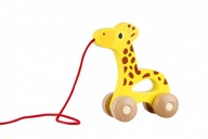 13001 Žirafa na ťahanie za drevenú šnúrku