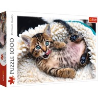 PUZZLE 1000 EL - Veselé mačiatko, TREFL 10448 PUZZLE 1000 EL - Veselé mačiatko, TREFL 10448