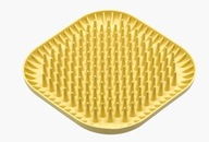 Fiboo miska spomaľovacia podložka pre psov žltá Spiky 19x19 cm Fiboo miska spomaľovacia podložka pre psov žltá Spiky 19x19 cm