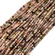 1376- Mix kockové kamienky cca 3mm, fazetovaná šnúrka 1376- Mix kockové kamienky cca 3mm, fazetovaná šnúrka