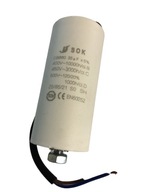 ŠTARTOVACÍ KONDENZÁTOR MOTORA 40uF 450V S KÁBLOM ŠTARTOVACÍ KONDENZÁTOR MOTORA 40uF 450V S KÁBLOM