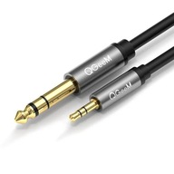 Aux Audio KÁBLE Malý konektor Veľký konektor 6,35 mm až 3,5 mm samec Aux Audio KÁBLE Malý konektor Veľký konektor 6,35 mm až 3,5 mm samec