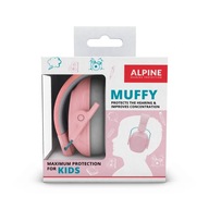 Chrániče sluchu Alpine Muffy Kids, ružové Chrániče sluchu Alpine Muffy Kids, ružové