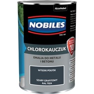 Nobiles Chlórkaučukový email na kov, betón, Grafitová sivá Ral 7024 0,9l Nobiles Chlórkaučukový email na kov, betón, Grafitová sivá Ral 7024 0,9l