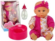 Baby Doll Dark Pink Potty Pee Drinks 24 cm