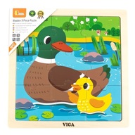 VIGA Handy Drevené puzzle Kačičky 9 dielikov VIGA Handy Drevené puzzle Kačičky 9 dielikov