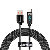 Baseus Display Fast Charging USB to USB-C kábel Ty