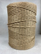 Jutové lano 6 mm, škrabadlo, makramé, 1 m Jutové lano 6 mm, škrabadlo, makramé, 1 m