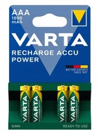 Varta R3 ACCU POWER 1000 AAA batérie 4 ks.