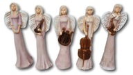 Anjelská súprava Figuríny sadrových anjelov 5v1