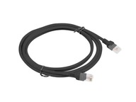 PATCHCORD CAT.6 2M BLACK FLUKE PASSED LANBERG PATCHCORD CAT.6 2M BLACK FLUKE PASSED LANBERG