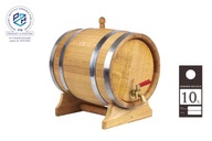 KELLER Dubový sud 10L s certifikátom PZH + Freebies KELLER Dubový sud 10L s certifikátom PZH + Freebies