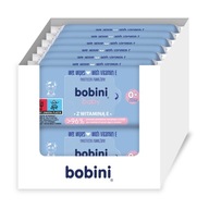 Bobini vlhčené obrúsky pre deti a dojčatá s vitamínom E 60 x 14 ks