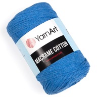 Šnúrka YarnArt MACRAME COTTON modrá 786 Šnúrka YarnArt MACRAME COTTON modrá 786