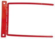 D-Clip archivačné spony 8cm červené 100 ks