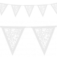 Svadobná girlanda 19,5 cm x 300 cm ozdoba Svadobná girlanda 19,5 cm x 300 cm ozdoba