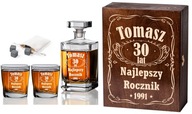 KRABIČKA, KARAFA, POHÁRE NA WHISKY S GRAVÍNOM! KRABIČKA, KARAFA, POHÁRE NA WHISKY S GRAVÍNOM!