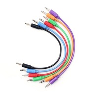 Patchable eurorack Patch Cable 3,5 mm mini jack Mono samec 6 kusov 45 cm Patchable eurorack Patch Cable 3,5 mm mini jack Mono samec 6 kusov 45 cm