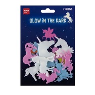 Fluorescenčné nálepky Apli Kids - Jednorožce 12 Fluorescenčné nálepky Apli Kids - Jednorožce 12