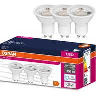 3x GU10 LED žiarovka 4,5W = 35W 6500K OSRAM Hodnota 3x GU10 LED žiarovka 4,5W = 35W 6500K OSRAM Hodnota