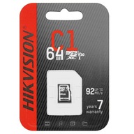 Pamäťová karta microSD s kapacitou 64 GB Na monitorovanie 92 MB/s