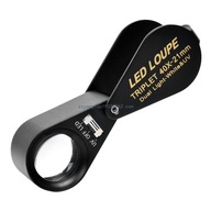 Lupes 40X Glass Jeweler Lupe Loop Eye Lupe Lupa Lupes 40X Glass Jeweler Lupe Loop Eye Lupe Lupa