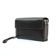 Pánska kabelka Clutch bag Peňaženka Prírodná koža Hnedá SOLIER Pánska kabelka Clutch bag Peňaženka Prírodná koža Hnedá SOLIER