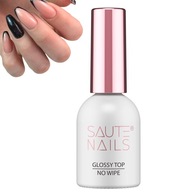 SAUTE NAILS GLOSSY TOP NO WIPE - 8ML CLEAR HYBRID TOP SAUTE NAILS GLOSSY TOP NO WIPE - 8ML CLEAR HYBRID TOP