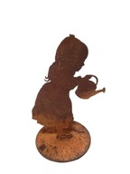 Dievčenská postava Rust Záhradný hrniec Corten VEĽKÝ Dievčenská postava Rust Záhradný hrniec Corten VEĽKÝ