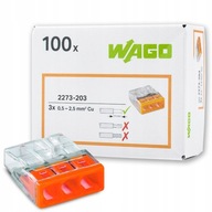 WAGO QUICK-CONNECT WIRE 3x2,5 2273-203 100 ks