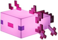 MINECRAFT Axolotl Viacfarebná lampa 2 režimy 21cm