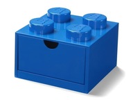LEGO kontajner so zásuvkou Brick 4 Blue