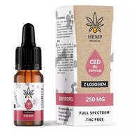 KONOPNÝ OLEJ S LOSOSOM 2,5% 250mg PRE ZVIERATÁ KONOPNÝ OLEJ S LOSOSOM 2,5% 250mg PRE ZVIERATÁ